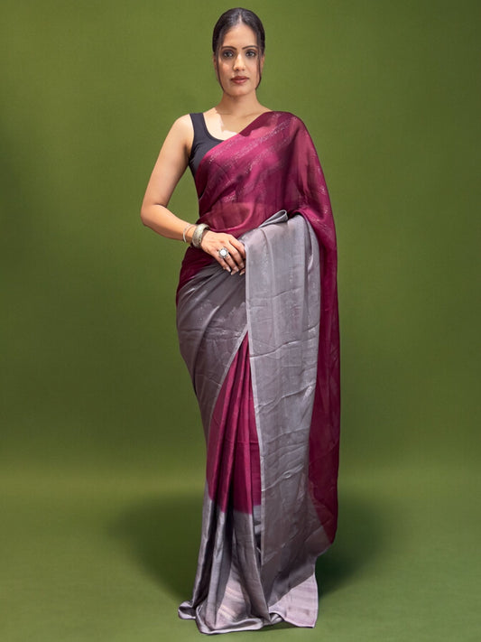 Pink Ready-to-Wear Saree