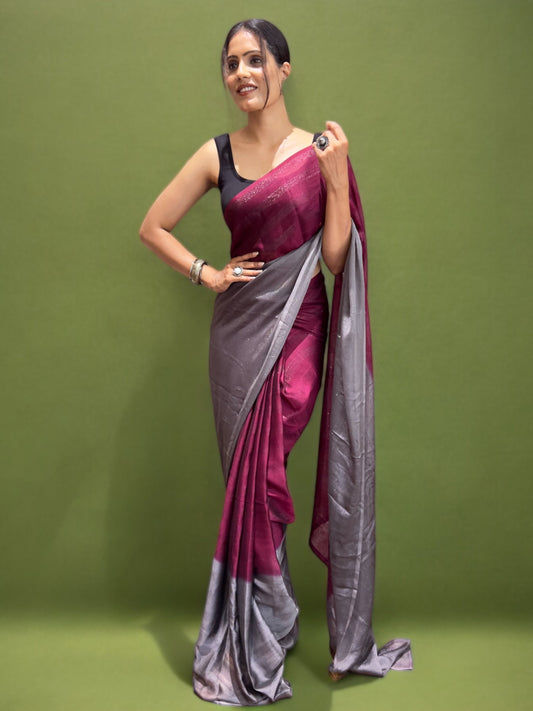 Pink Ready-to-Wear Saree