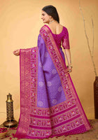 Bandhini Saree Purple