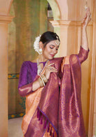 Beige Kanjivaram Silk Saree