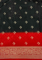 Black Dola Silk Cotton Saree