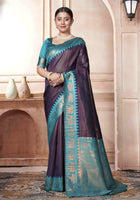 Blue Kanjivaram Silk Saree