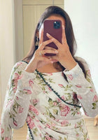Chiffon Saree Floral Print