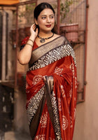 Coffee Dola Silk Cotton Saree
