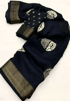 Cotton Saree Black