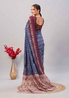 Cotton Saree Blue