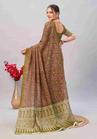 Cotton Saree Green