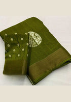 Cotton Saree Green
