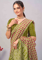 Cotton Saree Green