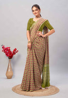 Cotton Saree Green