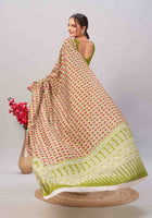 Cotton Saree Green