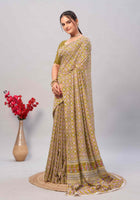 Cotton Saree Mehandi