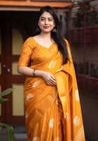 Cotton Saree Yellow