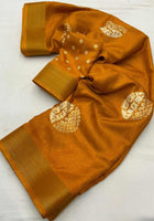 Cotton Saree Yellow