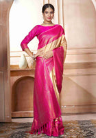 Cream Kanchipuram Silk Saree