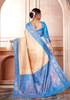 Cream_Kanjivaram_Silk_Saree