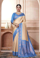 Cream_Kanjivaram_Silk_Saree