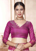 Cream Kanjivaram Silk Saree