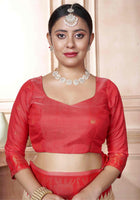 Cream Kanjivaram Silk Saree