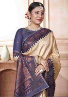 Cream_Kanjivaram_Silk_Saree
