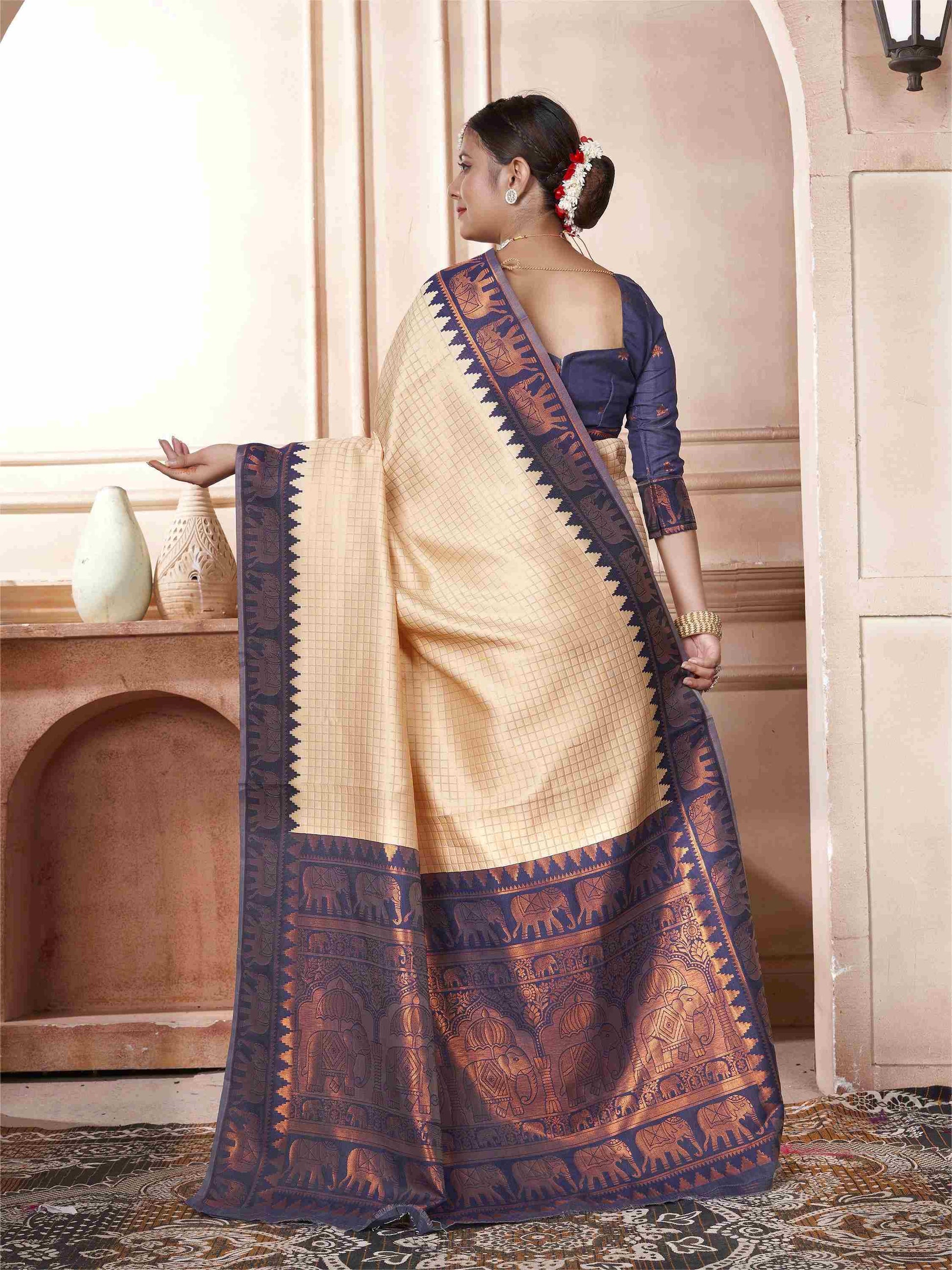 Cream_Kanjivaram_Silk_Saree