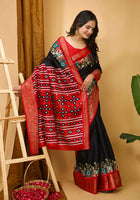 Dola Silk Saree Black