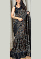 Dola Silk Saree Black
