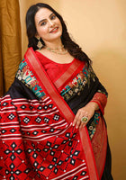 Dola Silk Saree Black