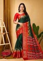 Dola Silk Saree Green