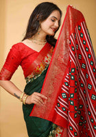 Dola Silk Saree Green