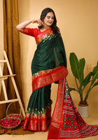 Dola Silk Saree Green