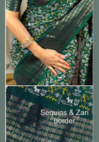 Dola Silk Saree Green