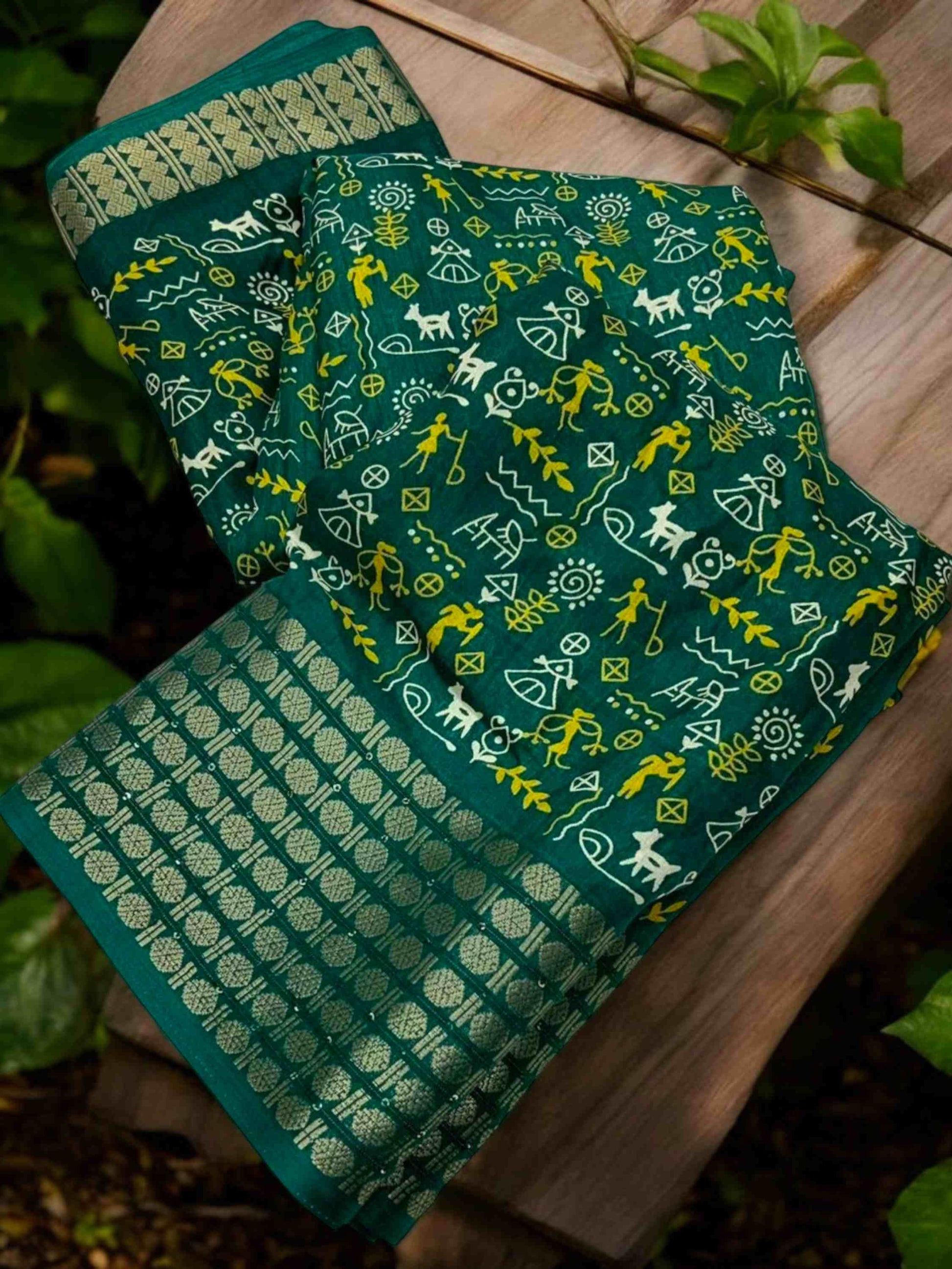 Dola Silk Saree Green