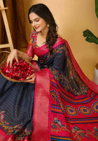 Dola Silk Saree Grey