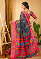 Dola Silk Saree Grey
