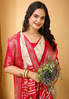 Dola Silk Saree Off White