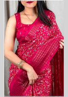Dola Silk Saree Pink