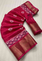 Dola Silk Saree Pink