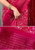 Dola Silk Saree Pink