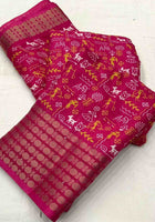 Dola Silk Saree Pink