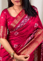 Dola Silk Saree Pink