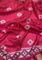 Dola Silk Saree Pink