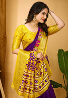 Dola Silk Saree Purple