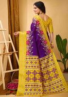 Dola Silk Saree Purple