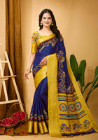 Dola Silk Saree Royal Blue