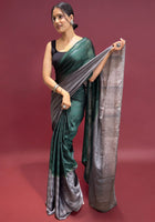 Green Ready-to-Wear Saree