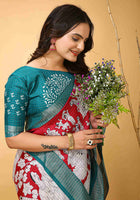 Handloom Cotton Saree Maroon
