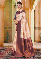 Ivory Kanjivaram Silk Saree