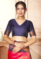 Kanchipuram Silk Saree Brick Red