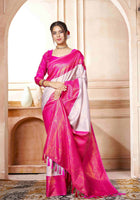 Kanchipuram Silk Saree Lavender-Pink